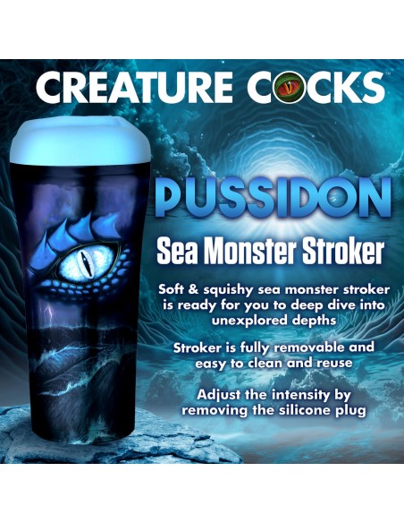 Masturbateur Creature Pussidon Bleu | FetishXplore
