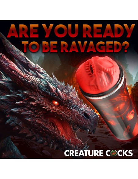 Masturbateur Creature Dragon Rouge | FetishXplore