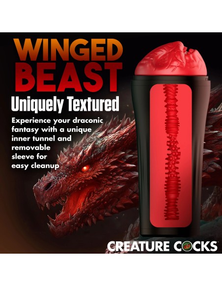 Masturbateur Creature Dragon Rouge | FetishXplore