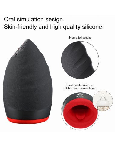 Masturbateur Vibrant Oral Chiven 6 Vibrations | FetishXplore