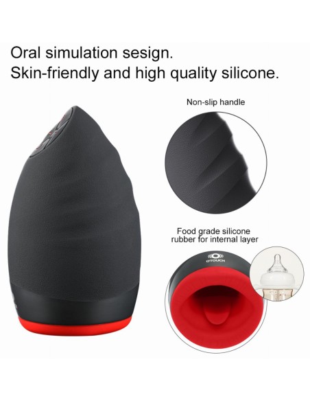 Masturbateur Vibrant Oral Chiven 6 Vibrations | FetishXplore