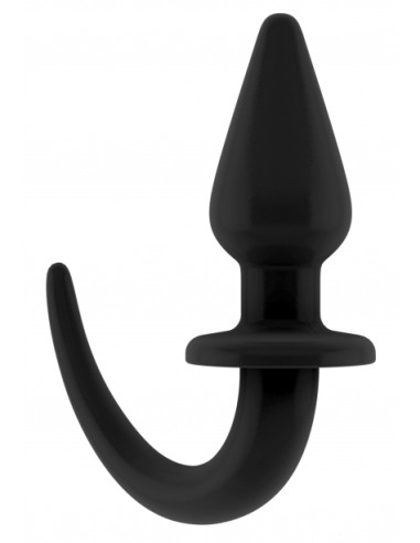 Plug Queue de Chien Puppy Plug 9x4cm Noir | FetishXplore