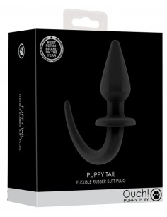 Plug Queue de Chien Puppy Plug 9x4cm Noir | FetishXplore 2