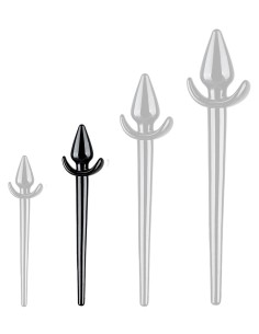 Plug Queue ZooTail M 8x4cm Noire | FetishXplore