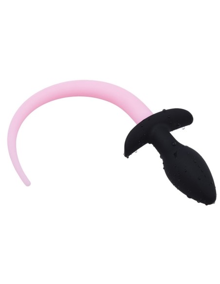 Plug Queue de Chien Phosphorescent Puppy 8x3.2cm Rose | FetishXplore