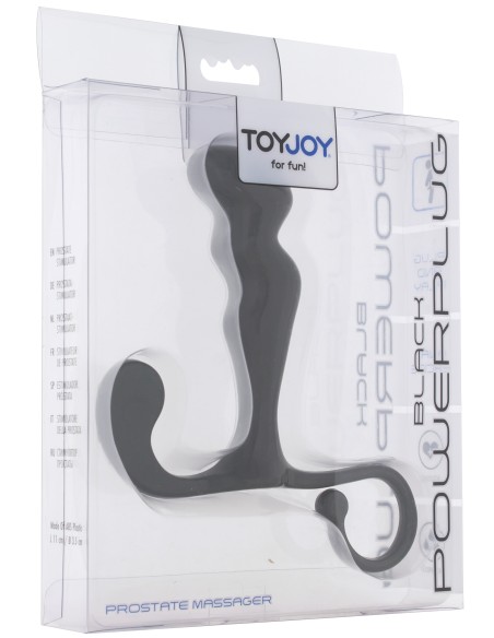 Prostate Stimulator Power Plug 10 x 3 cm Black