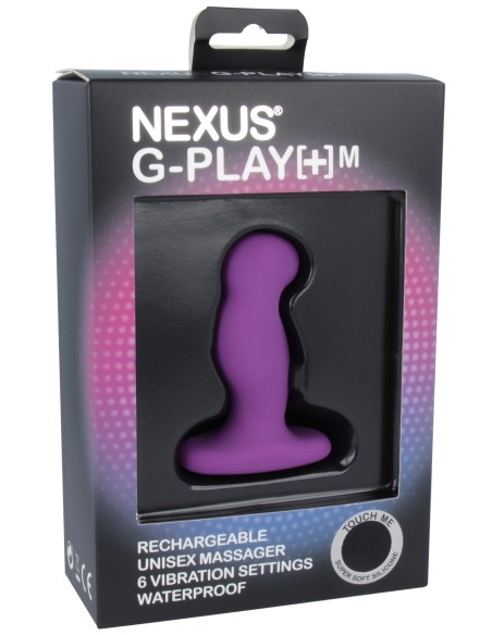 G-Play M Nexus Vibrating Prostate Plug 7.5 x 2.9cm Purple