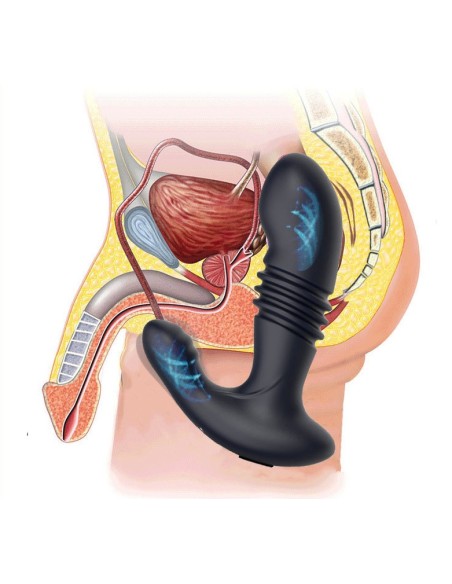 Stimulateur de Prostate Vibrant Thrusty Max 12 x 3.5 cm | FetishXplore