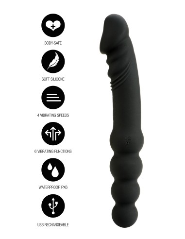 Double Gode Vibrant Dick'n Balls 23 x 4 cm | FetishXplore