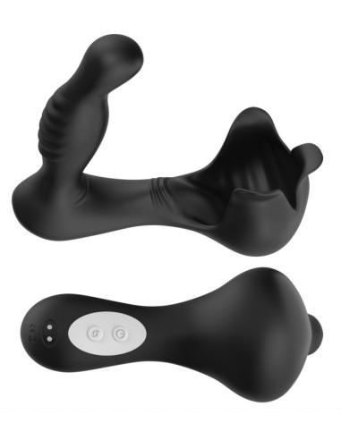 Plug Prostatique Rotatif avec Sac à Bourses Surround 10 x 3.4 cm