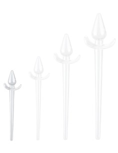 Plug Queue Zoo Tail S 6x2.5cm Transparente | FetishXplore