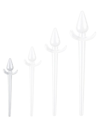 Plug Tail Zoo Tail S 6 x 2.5 cm - 16 cm Transparent Tail