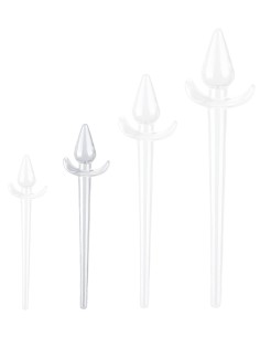 Plug Queue Zoo Tail M 8x4cm Transparente | FetishXplore