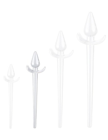 Plug Tail Zoo Tail M 8 x 4 cm - Tail 22 cm Transparent