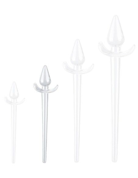 Plug Tail Zoo Tail M 8 x 4 cm - Tail 22 cm Transparent
