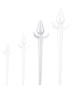 Plug Queue Zoo Tail L 10x5cm Transparente | FetishXplore