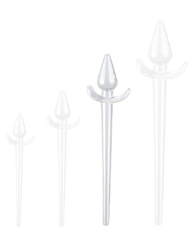 Plug Tail Zoo Tail L 10 x 5 cm - Tail 27 cm Transparent