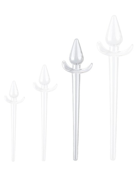 Plug Tail Zoo Tail L 10 x 5 cm - Tail 27 cm Transparent
