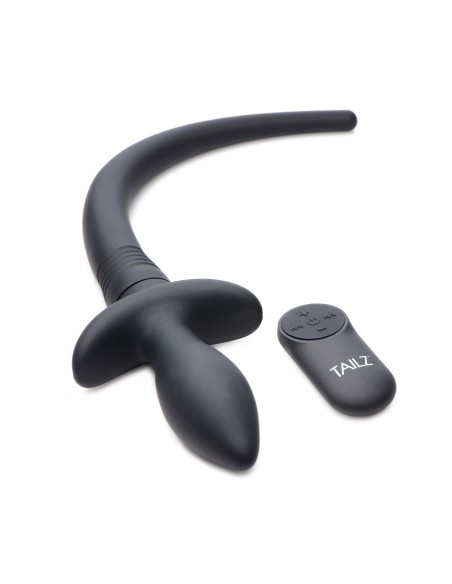Plug Queue de chien vibrante Waggerz 9 x 3.8cm - Queue 25cm