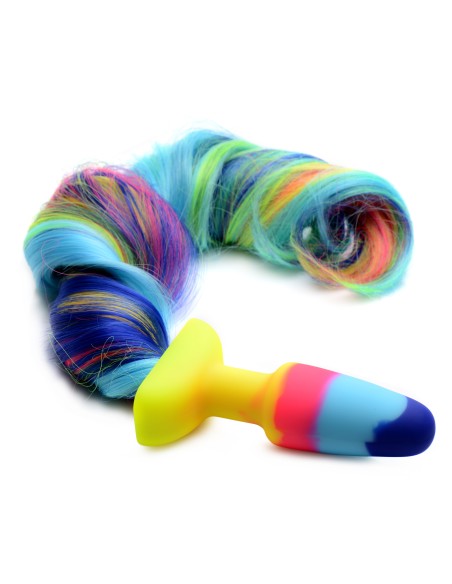 Unicorn Tail Plug 9 x 3.2cm - 50cm tail
