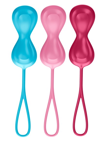 Kit de 3 Boules de Geisha Satisfyer 3.4 cm | FetishXplore