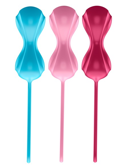 Kit de 3 Boules de Geisha Satisfyer 3.4 cm | FetishXplore