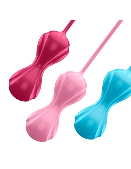 Kit de 3 Boules de Geisha Satisfyer 3.4 cm | FetishXplore