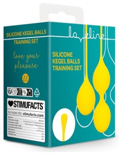 Boules de Kegel en silicone Balls Training Jaunes | FetishXplore 2