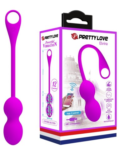 Boules de Geisha Vibrantes Elvira Violet | FetishXplore