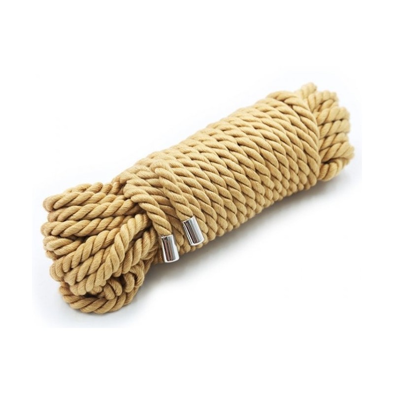 Corde de Bondage en Coton Doré - 20 Mètres