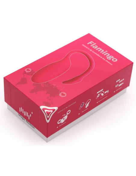 Œuf Vibrant Flamingo avec Contrôle à Distance 7.2 x 3 | FetishXplore