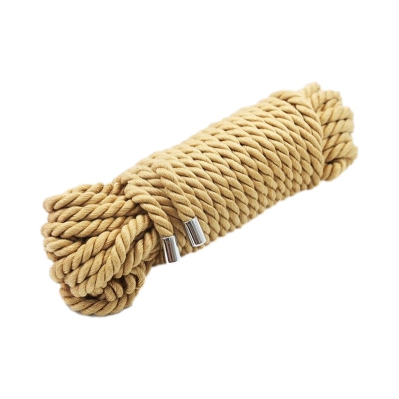 Corde de Bondage en Coton Doré - 10 Mètres