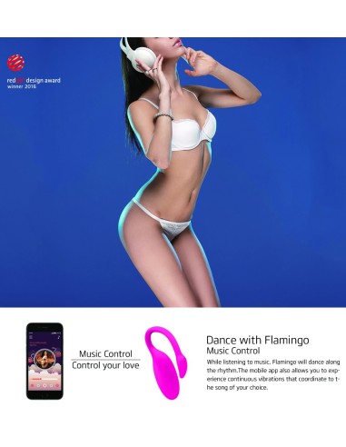 Œuf Vibrant Flamingo avec Contrôle à Distance 7.2 x 3 | FetishXplore