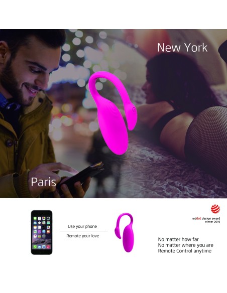 Œuf Vibrant Flamingo avec Contrôle à Distance 7.2 x 3 | FetishXplore