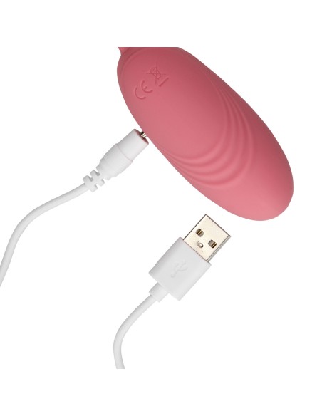 Œuf Vibrant Sans Fil Egg Soft Vibrator 8 x 3.3 cm Rose | FetishXplore