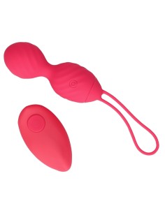 Boules de Geisha Vibrantes Strawred 10 x 3.5cm | FetishXplore
