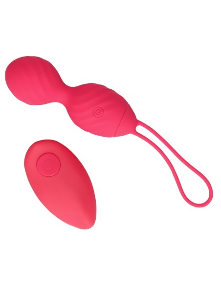 Boules de Geisha Vibrantes Strawred 10 x 3.5cm | FetishXplore