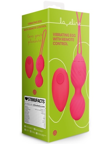 Boules de Geisha Vibrantes Strawred 10 x 3.5cm | FetishXplore