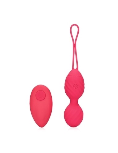 Boules de Geisha Vibrantes Strawred 10 x 3.5cm | FetishXplore