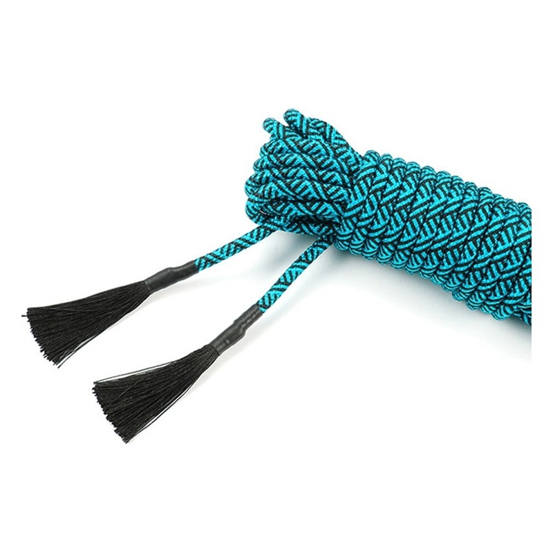 Corde de bondage Scint 10M Bleue