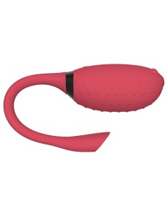 Œuf Vibrant Fugu Contrôle à Distance 7 x 3.5 cm Rouge | FetishXplore 2