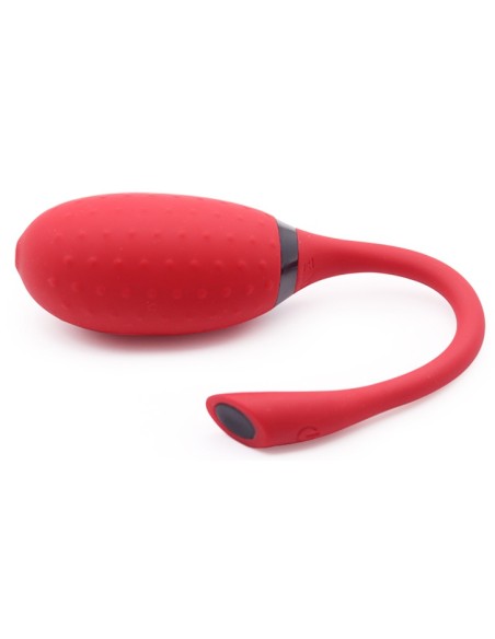 Œuf Vibrant Fugu Contrôle à Distance 7 x 3.5 cm Rouge | FetishXplore