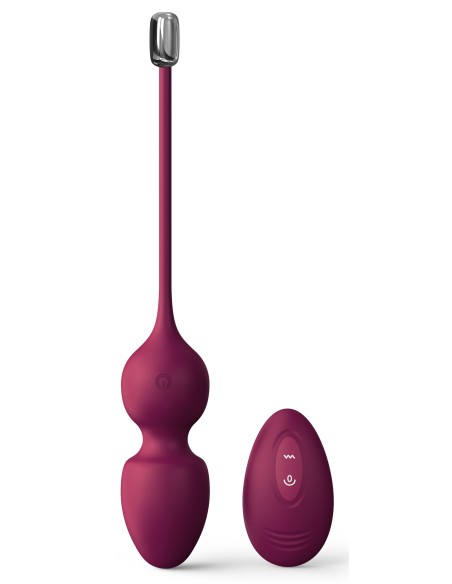 Œuf Vibrant Love Balls Dorcel 9 x 3.5cm Mauve | FetishXplore
