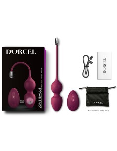 Œuf Vibrant Love Balls Dorcel 9 x 3.5cm Mauve | FetishXplore 2