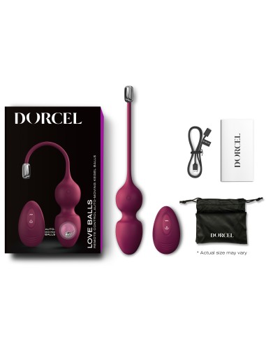 Œuf Vibrant Love Balls Dorcel 9 x 3.5cm Mauve | FetishXplore