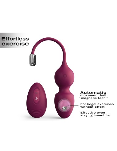 Œuf Vibrant Love Balls Dorcel 9 x 3.5cm Mauve | FetishXplore