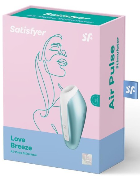 Stimulateur de Clitoris Love Breeze Bleu | FetishXplore