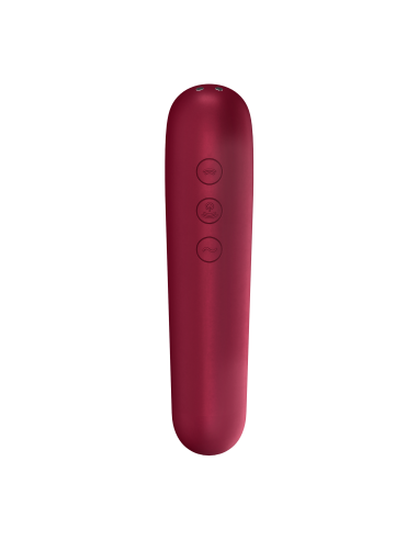 Dual Love Red Clitoral Stimulator + Vibrator