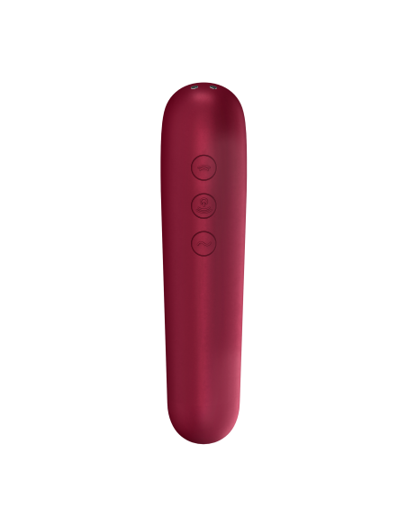 Dual Love Red Clitoral Stimulator + Vibrator