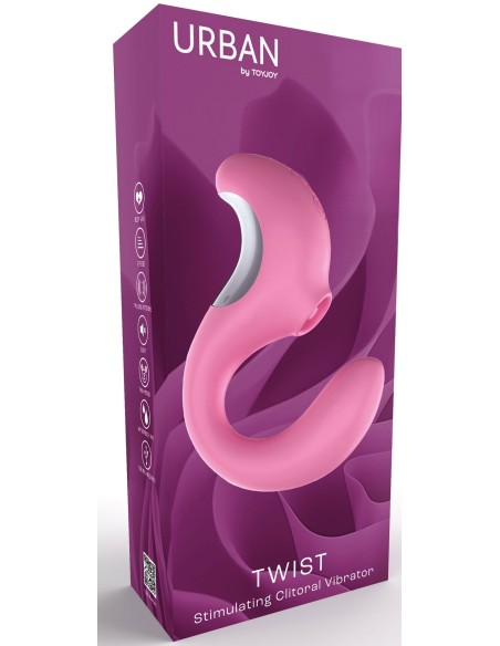 Stimulateur de Clitoris et Point G TWIST 8 x 3cm | FetishXplore